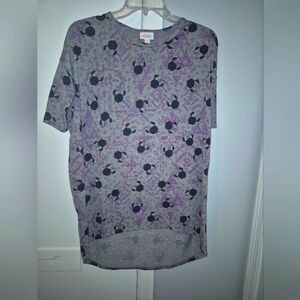Lularoe Minnie Mouse Irma XXS - Gray, Black, Purple